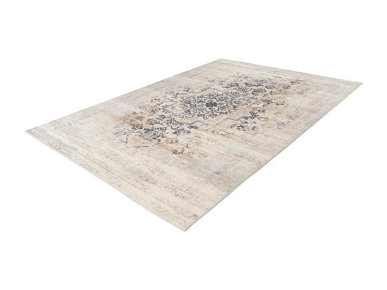Tapis Vintage Tissé à la Main "Piedmont" Crème 160 x 230 cm
