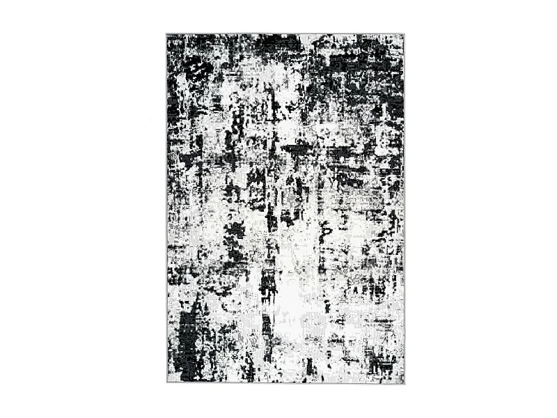 Tapis Vintage à Poils Courts "Esperanto VIII" Gris 160 x 230 cm