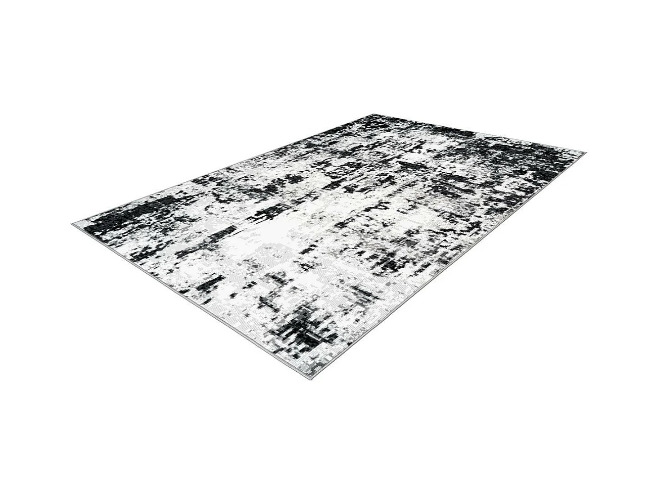 Tapis Vintage à Poils Courts "Esperanto VIII" Gris 160 x 230 cm