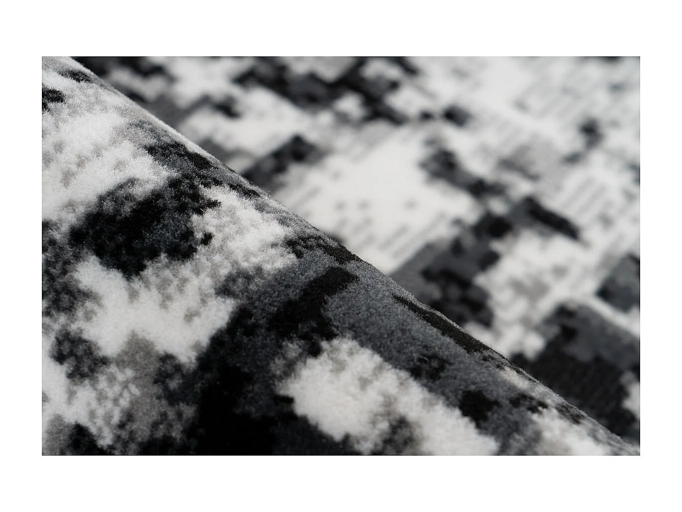 Tapis Vintage à Poils Courts "Esperanto VIII" Gris 160 x 230 cm