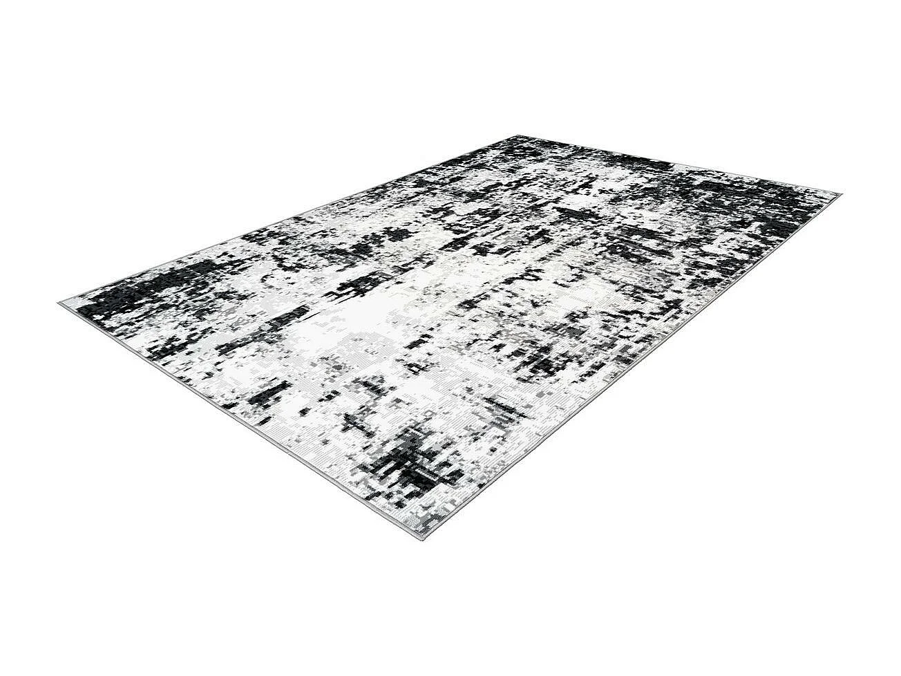 Tapis Vintage à Poils Courts "Esperanto VIII" Gris 160 x 230 cm