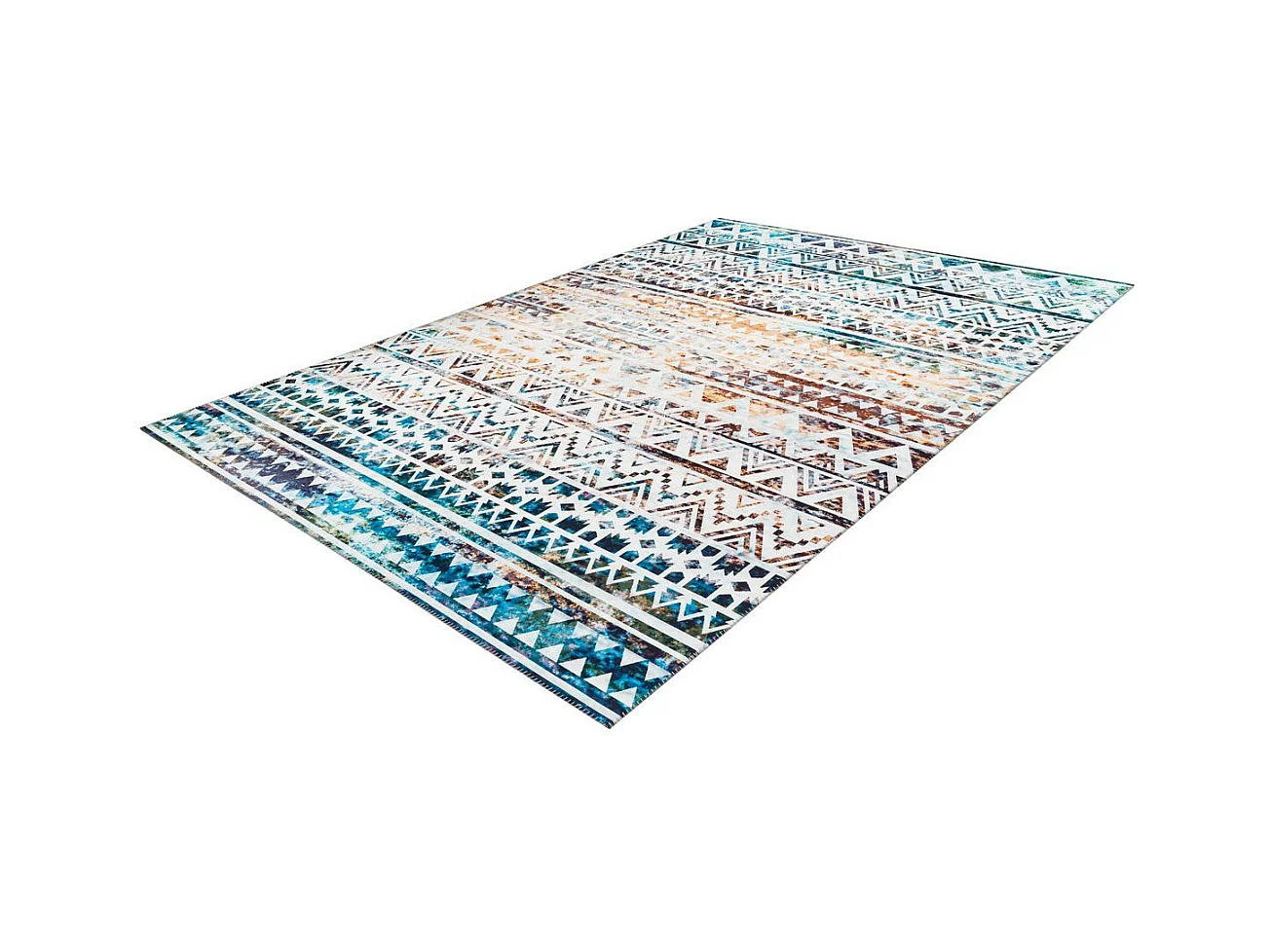 Tapis Ethnique à Poils Courts "Galaxy VIII" Bleu 200 x 290 cm