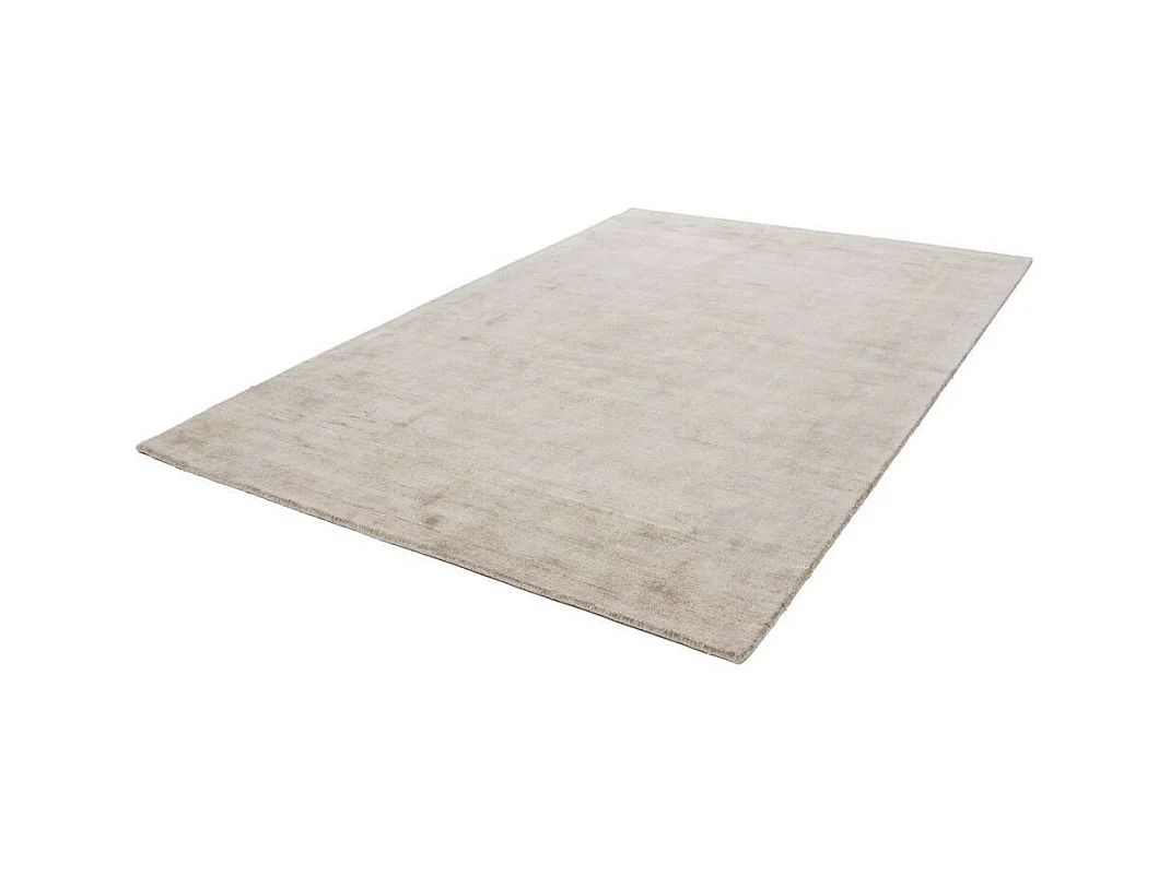 Tapis à Poils Courts Fait Main "Luxury I" Ivoire 80 x 150 cm