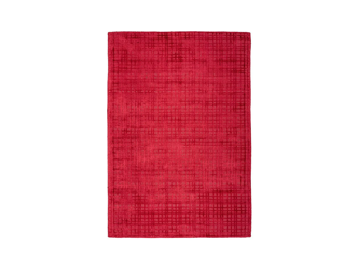 Tapis Tissé à la Main "Karma" Rouge Cerise 80 x 150 cm