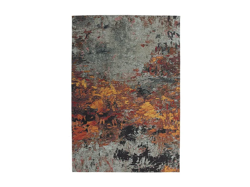 Tapis Vintage à Poils Courts "Blaze" Multicolore 115 x 170 cm