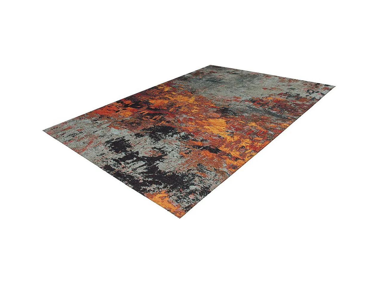 Tapis Vintage à Poils Courts "Blaze" Multicolore 115 x 170 cm
