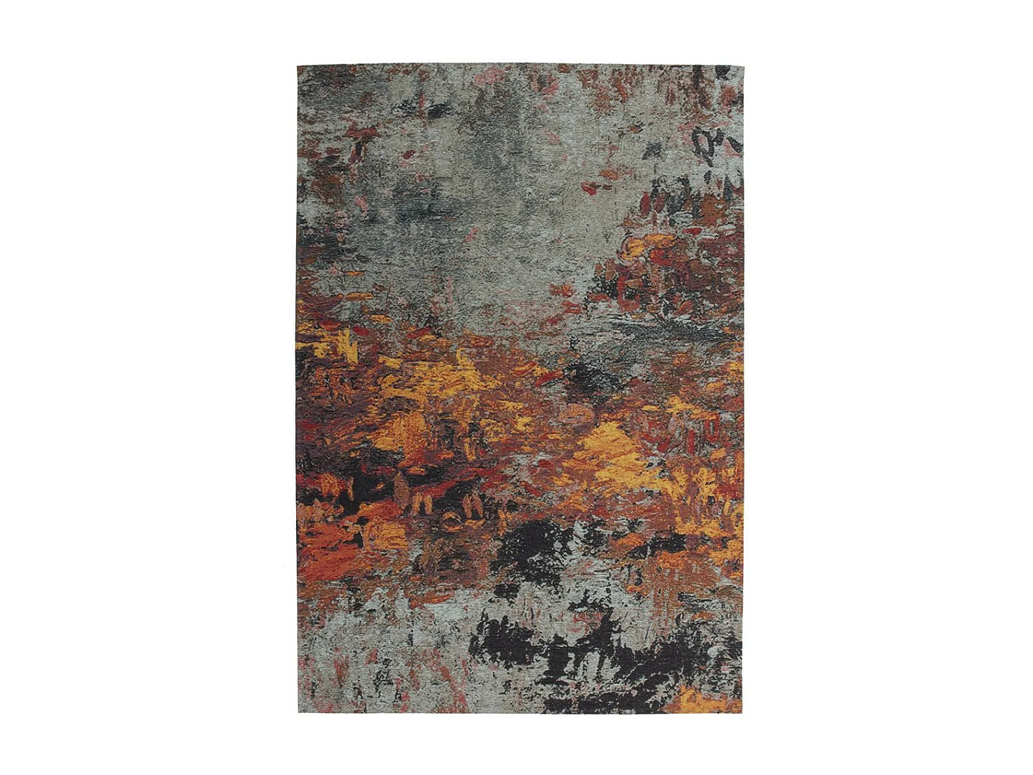 Tapis Vintage à Poils Courts "Blaze" Multicolore 115 x 170 cm
