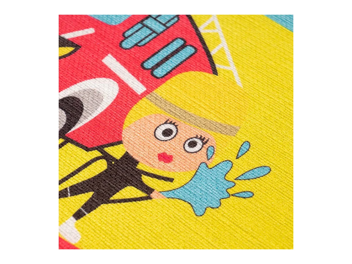 Tapis Enfant Imprimé "Playground III" 160cm Multicolore