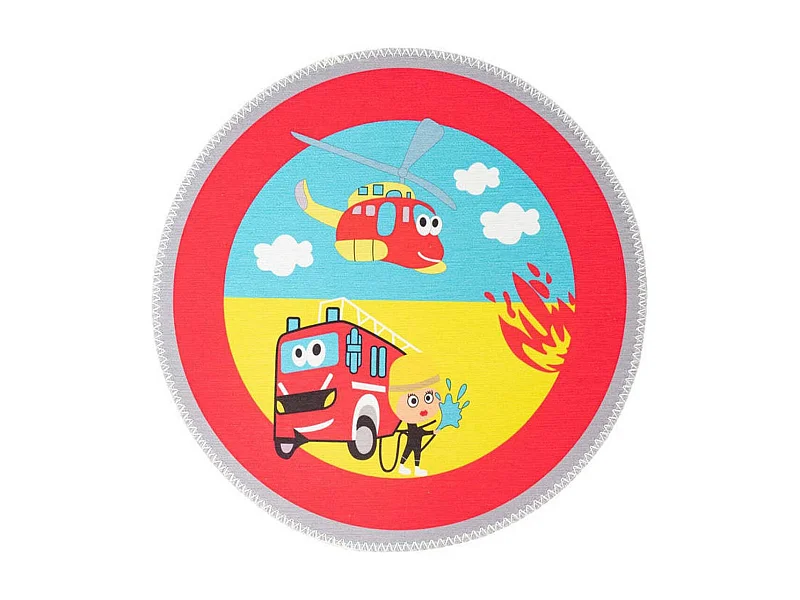 Tapis Enfant Imprimé "Playground III" 160cm Multicolore