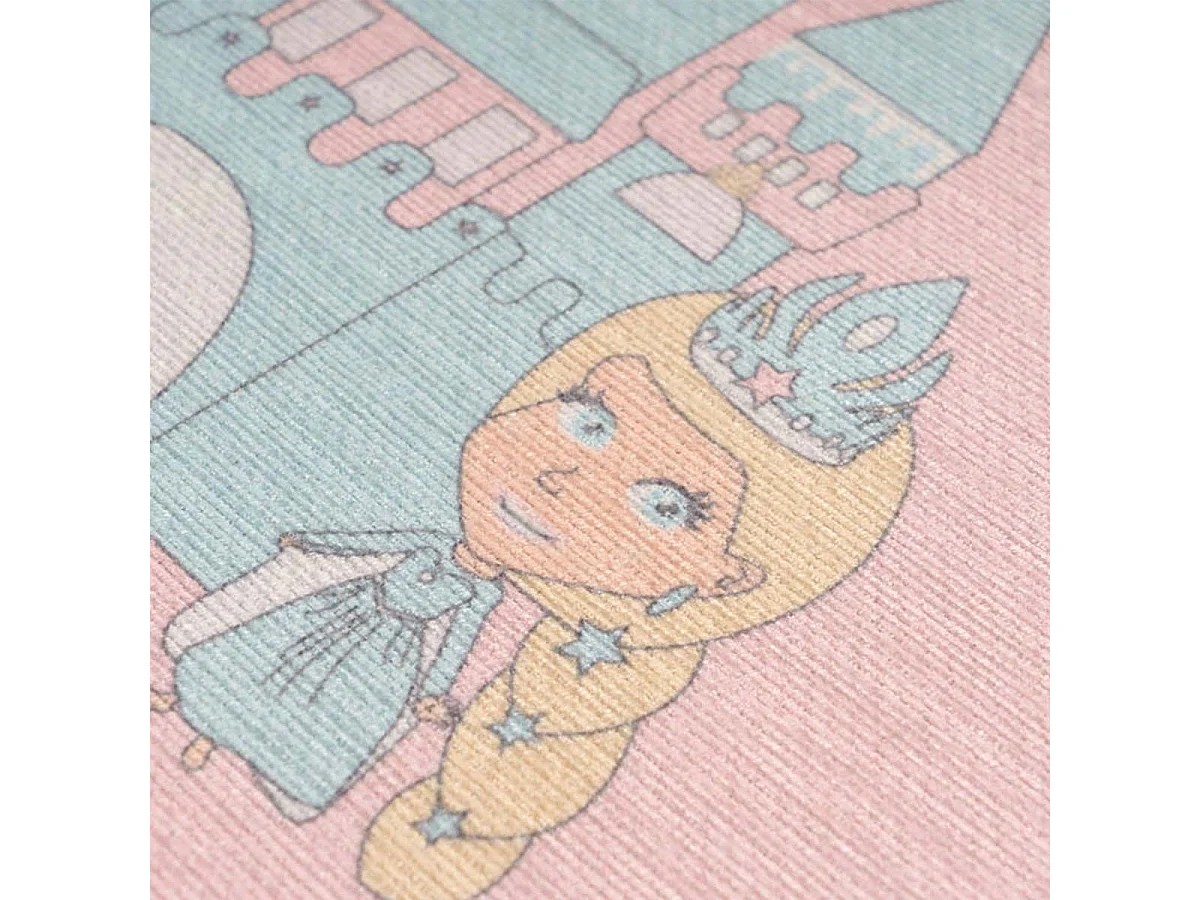 Tapis Enfant Imprimé "Playground II" 160cm Violet