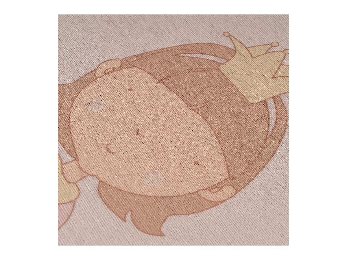 Tapis Enfant Imprimé "Bambini VI" Rose 120 x 180 cm