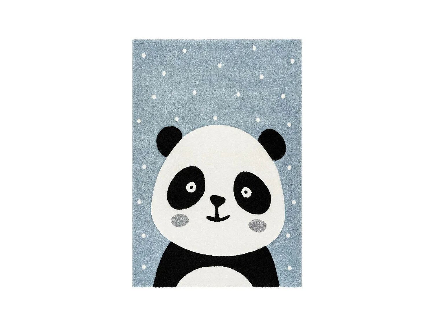 Tapis de Chambre Enfant Panda "Madurra" Bleu 80 x 150 cm