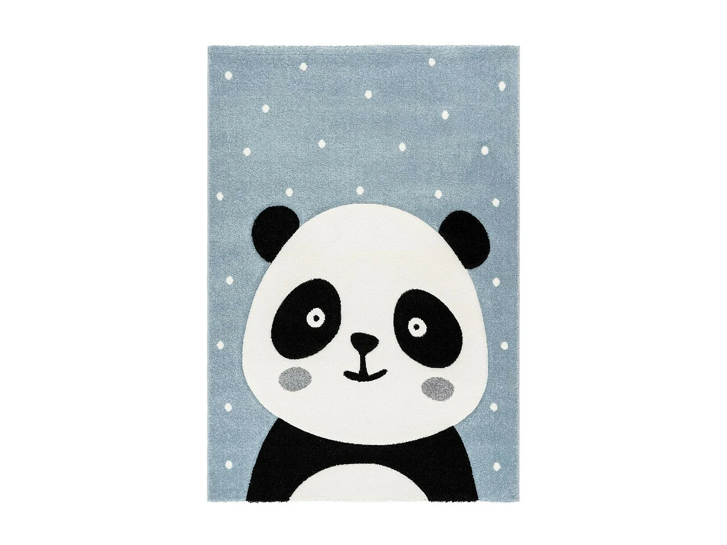Tapis de Chambre Enfant Panda "Madurra" Bleu 80 x 150 cm