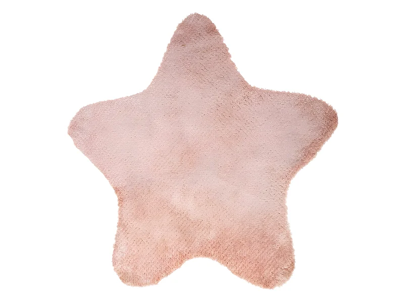 Tapis Déco pour Enfant "Étoile" 80cm Rose