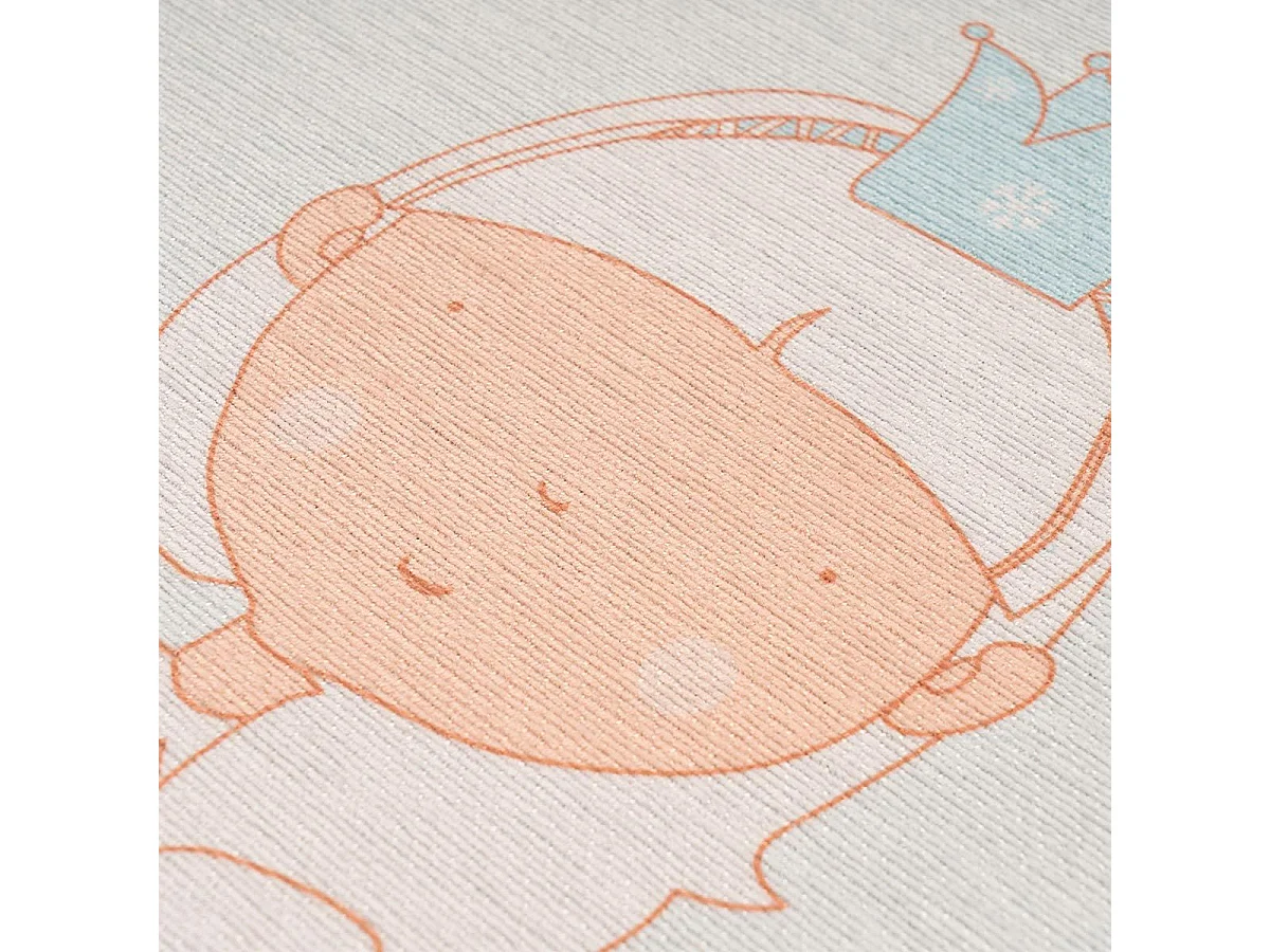 Tapis Enfant Imprimé "Bambini II" Menthe 120 x 180 cm