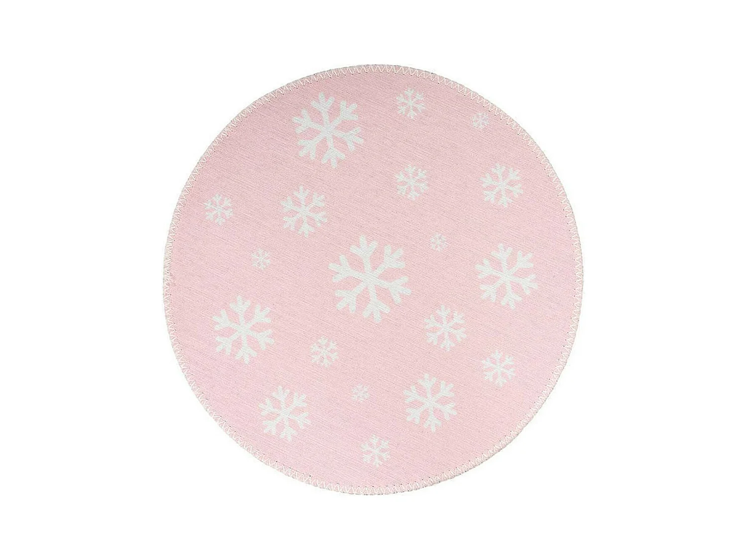 Tapis Rond Enfant Imprimé "Bambini VIII" 160cm Rose