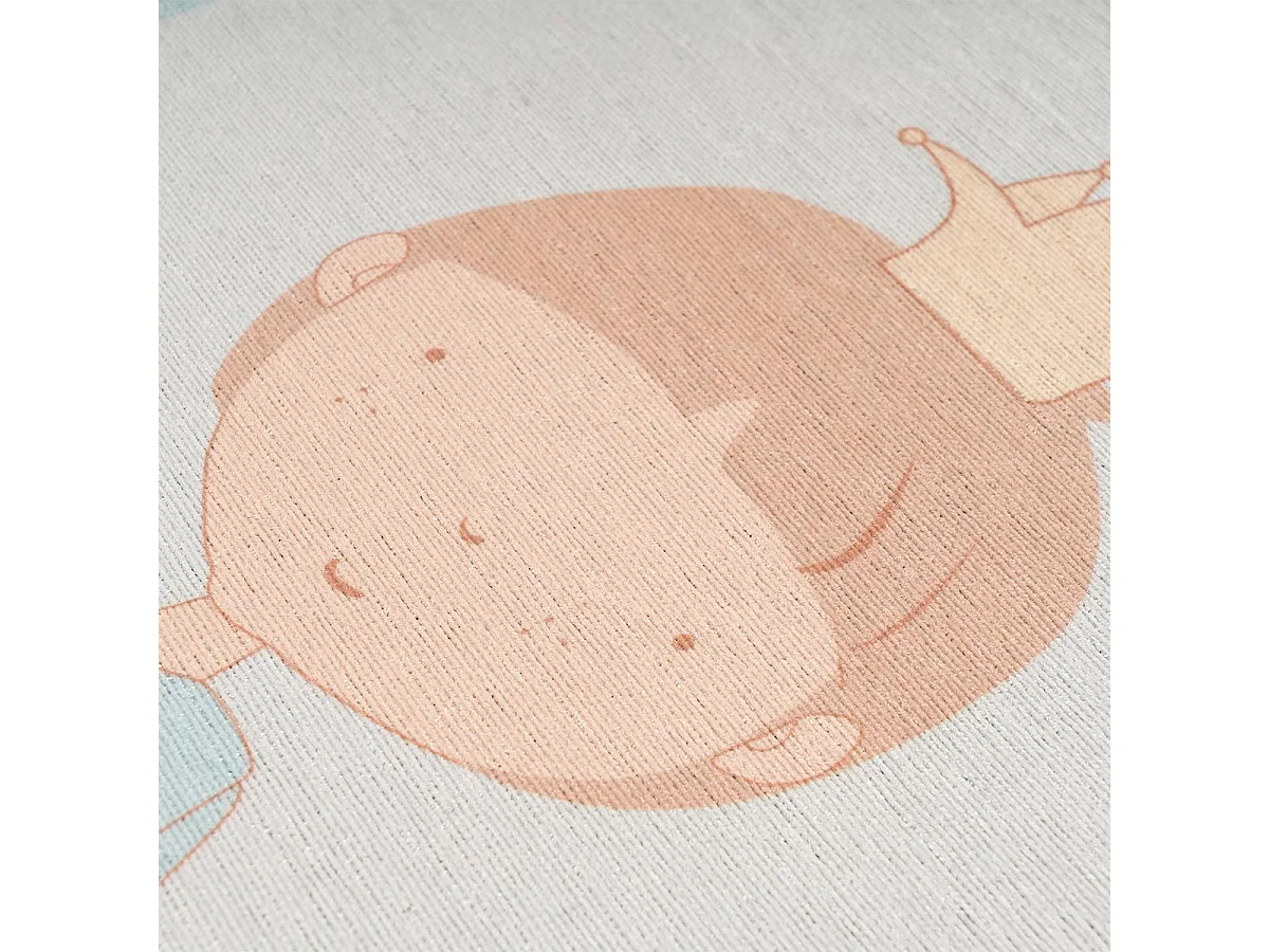 Tapis Enfant Imprimé "Bambini V" Menthe 120 x 180 cm