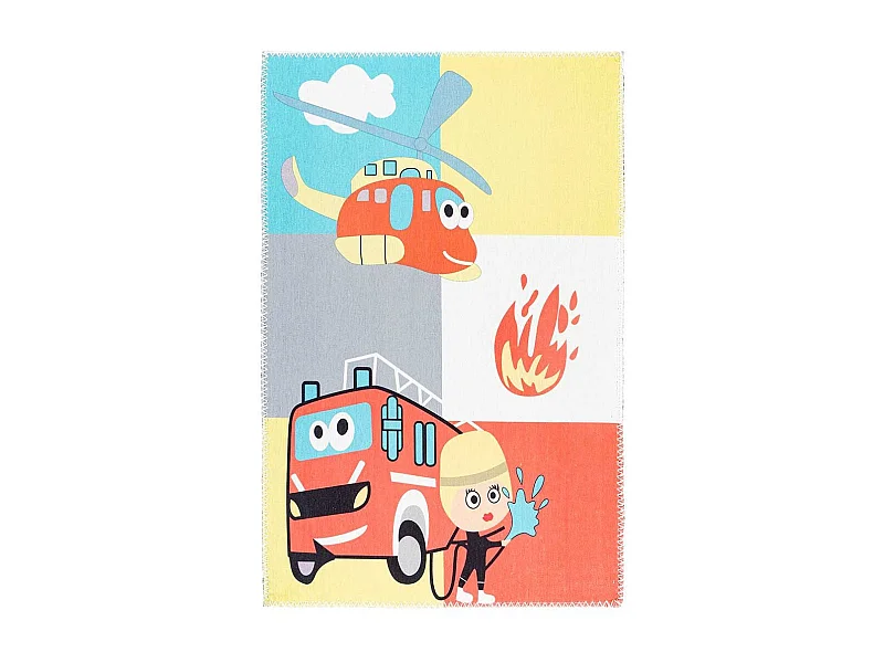 Tapis Enfant Imprimé "Playground III" Multicolore 120 x 180 cm