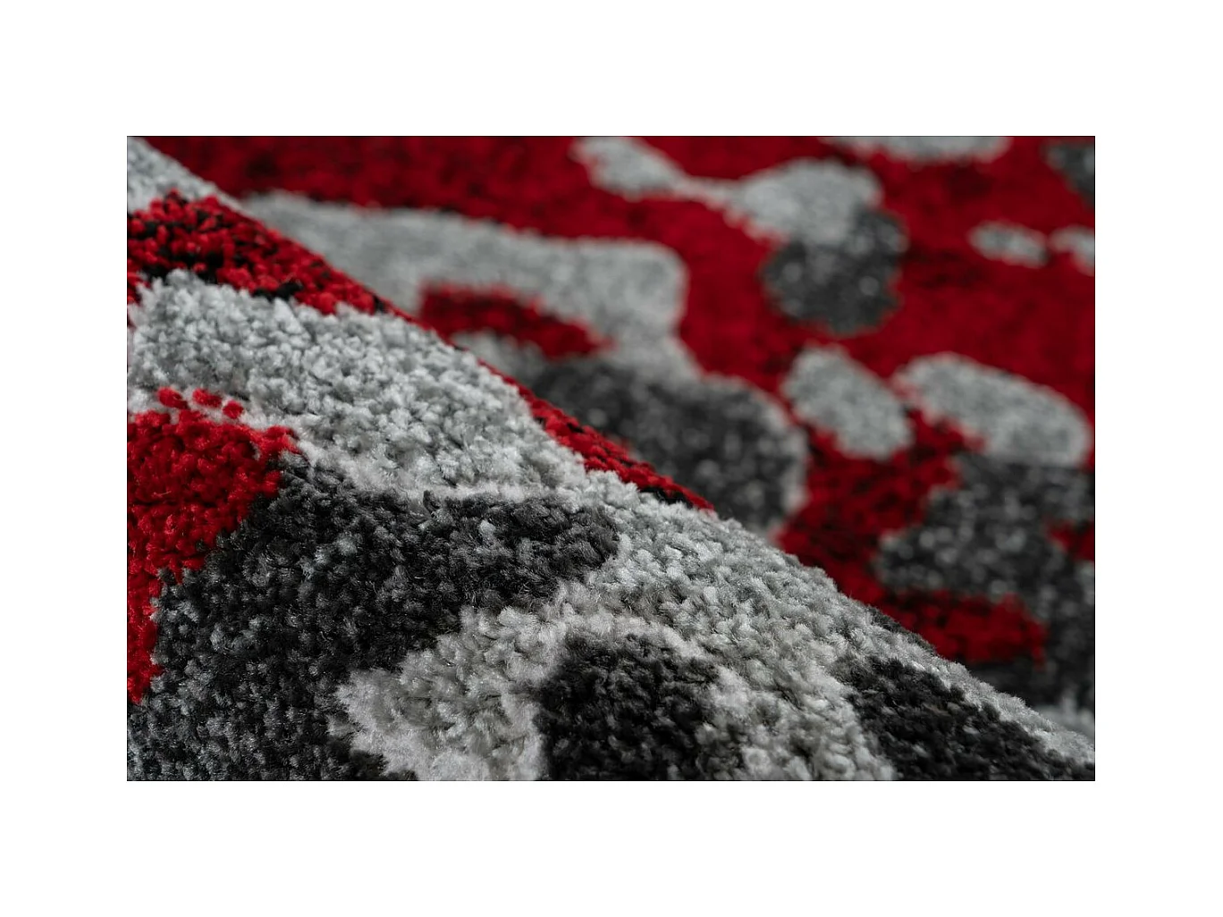 Tapis Vintage à Poils Courts "Broadway VII" Gris 120 x 170 cm