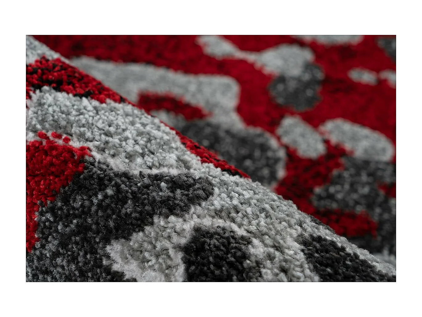 Tapis Vintage à Poils Courts "Broadway VII" Gris 120 x 170 cm