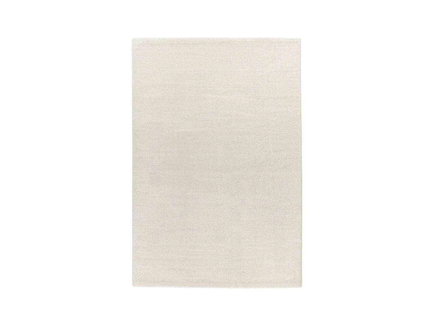 Tapis Tissé Shaggy à Poils Longs "Nila" Ivoire 120 x 170 cm