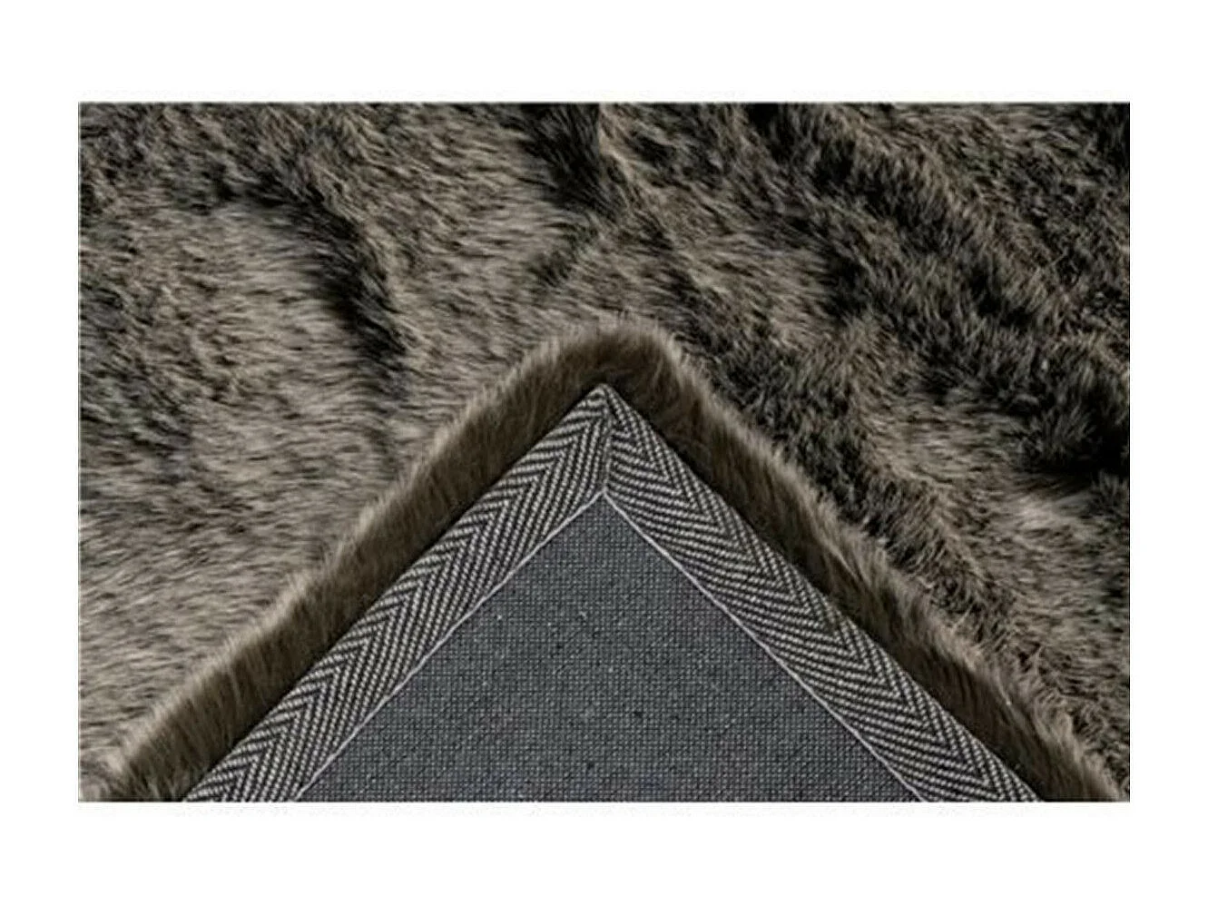 Tapis Imitation Fourrure à Poils Longs "Tender" Vert 80 x 150 cm