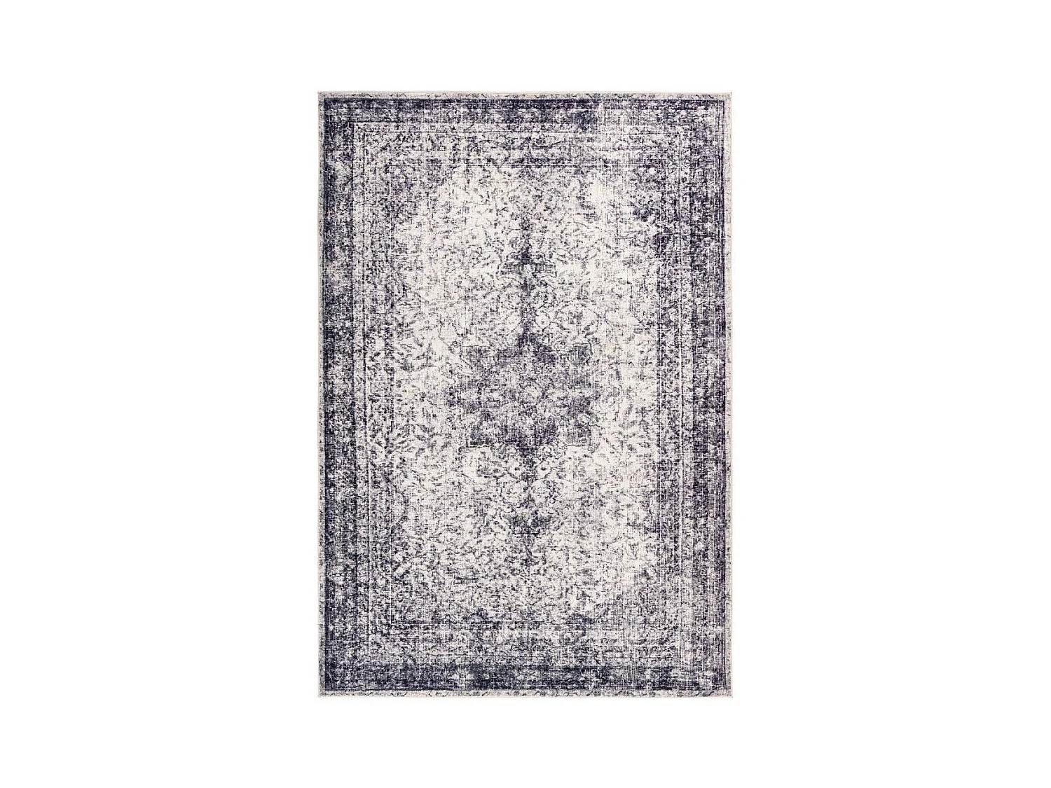 Tapis Rétro Tissé à la Main "Piedmont" Gris 200 x 290 cm