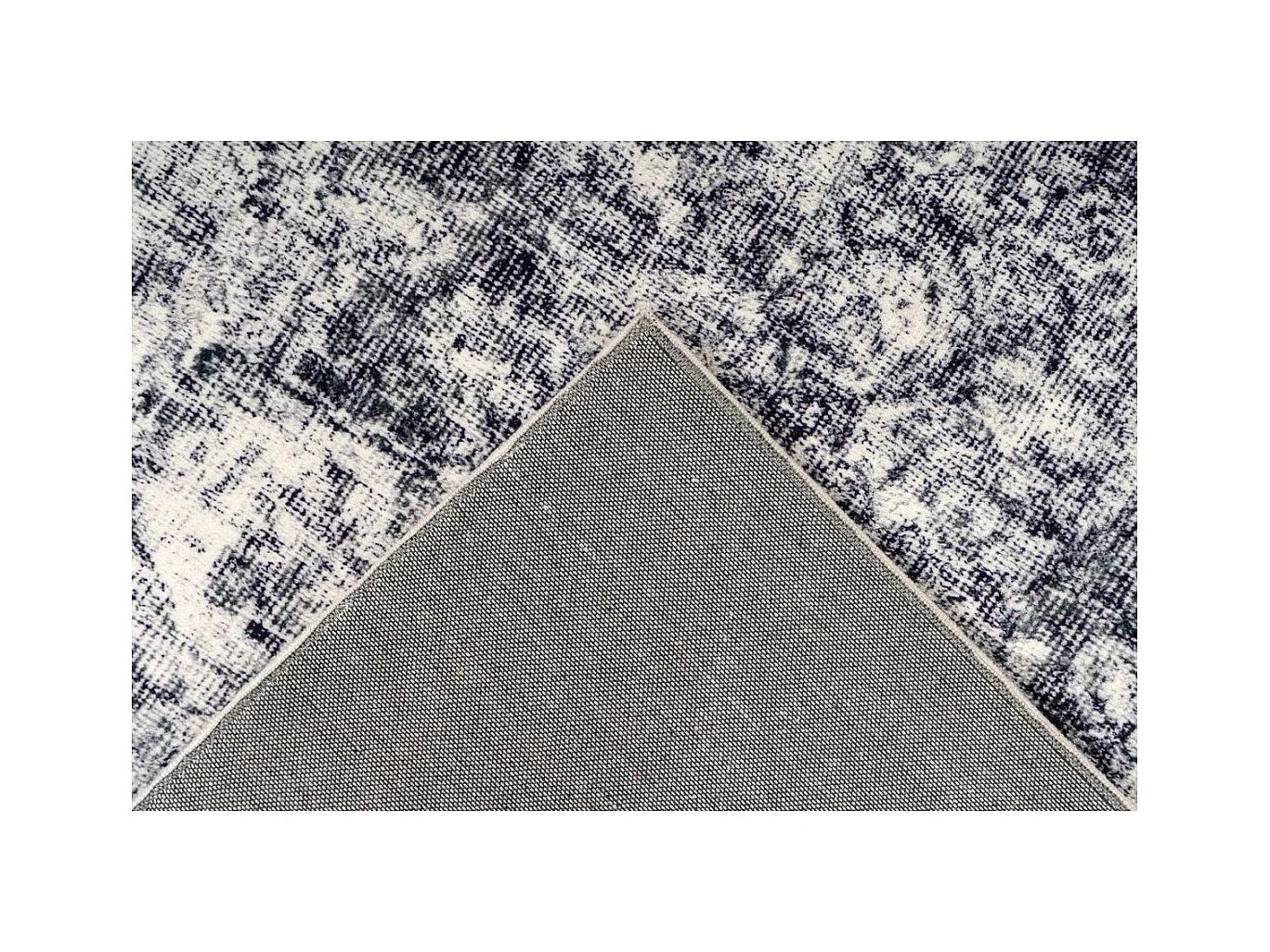 Tapis Rétro Tissé à la Main "Piedmont" Gris 200 x 290 cm