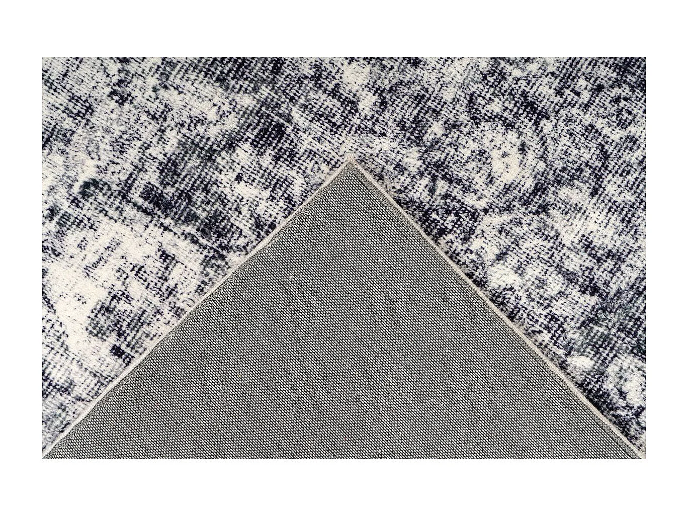 Tapis Rétro Tissé à la Main "Piedmont" Gris 200 x 290 cm