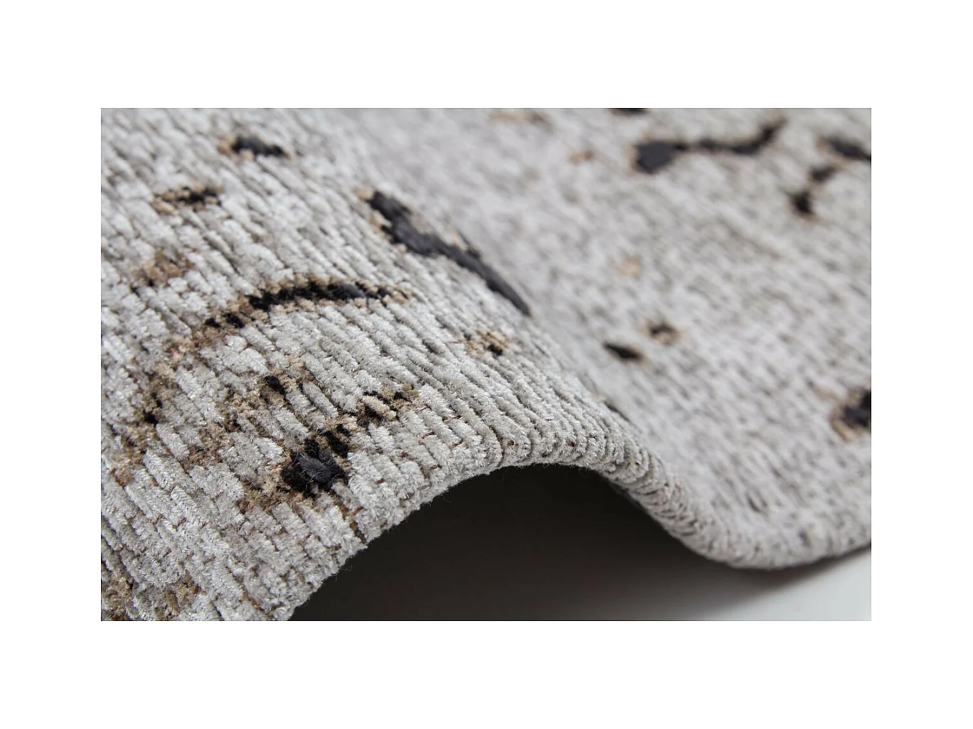 Tapis à Poils Courts Fait Main "Ballerina" Gris 80 x 150 cm