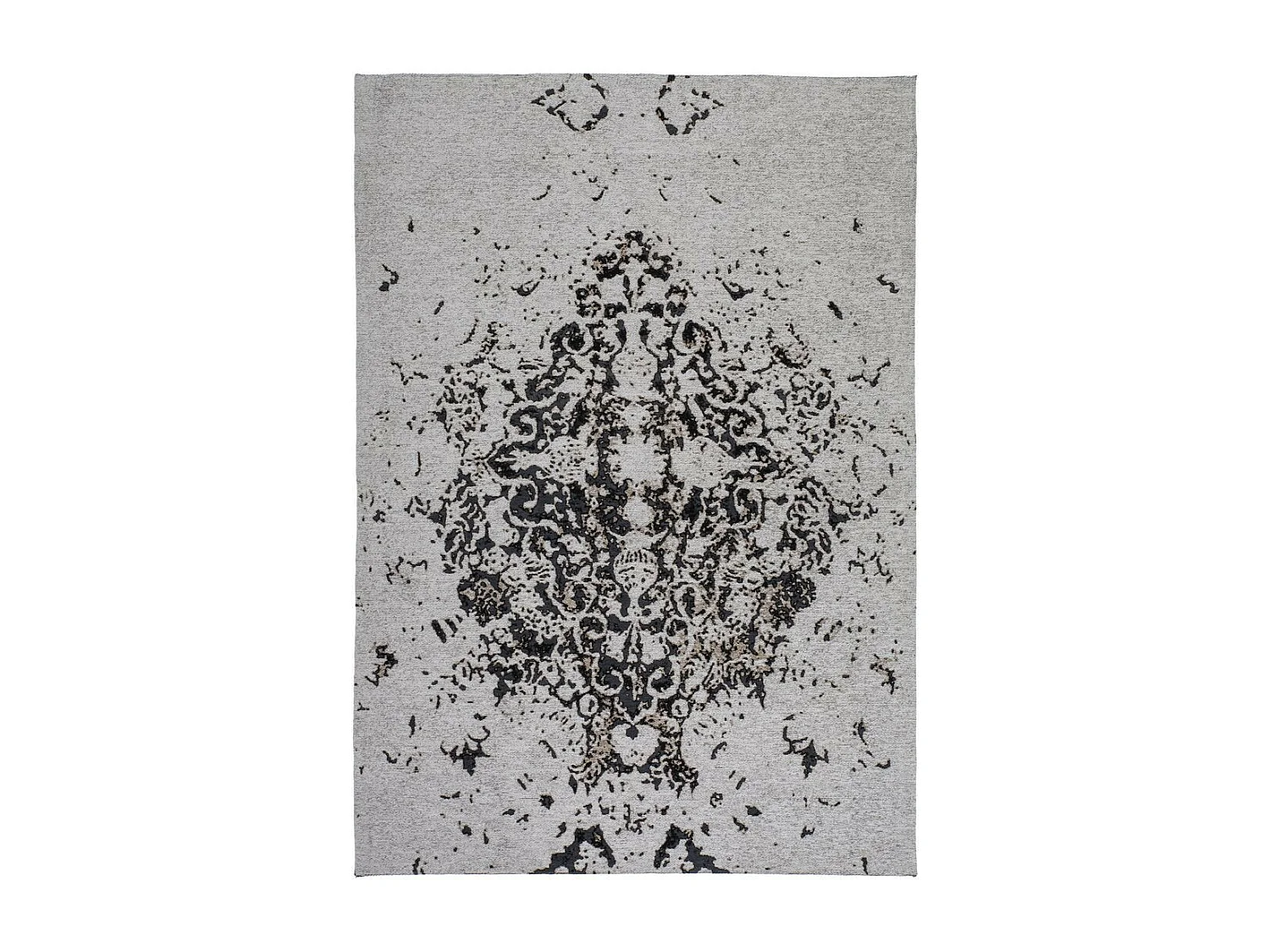 Tapis à Poils Courts Fait Main "Ballerina" Gris 80 x 150 cm