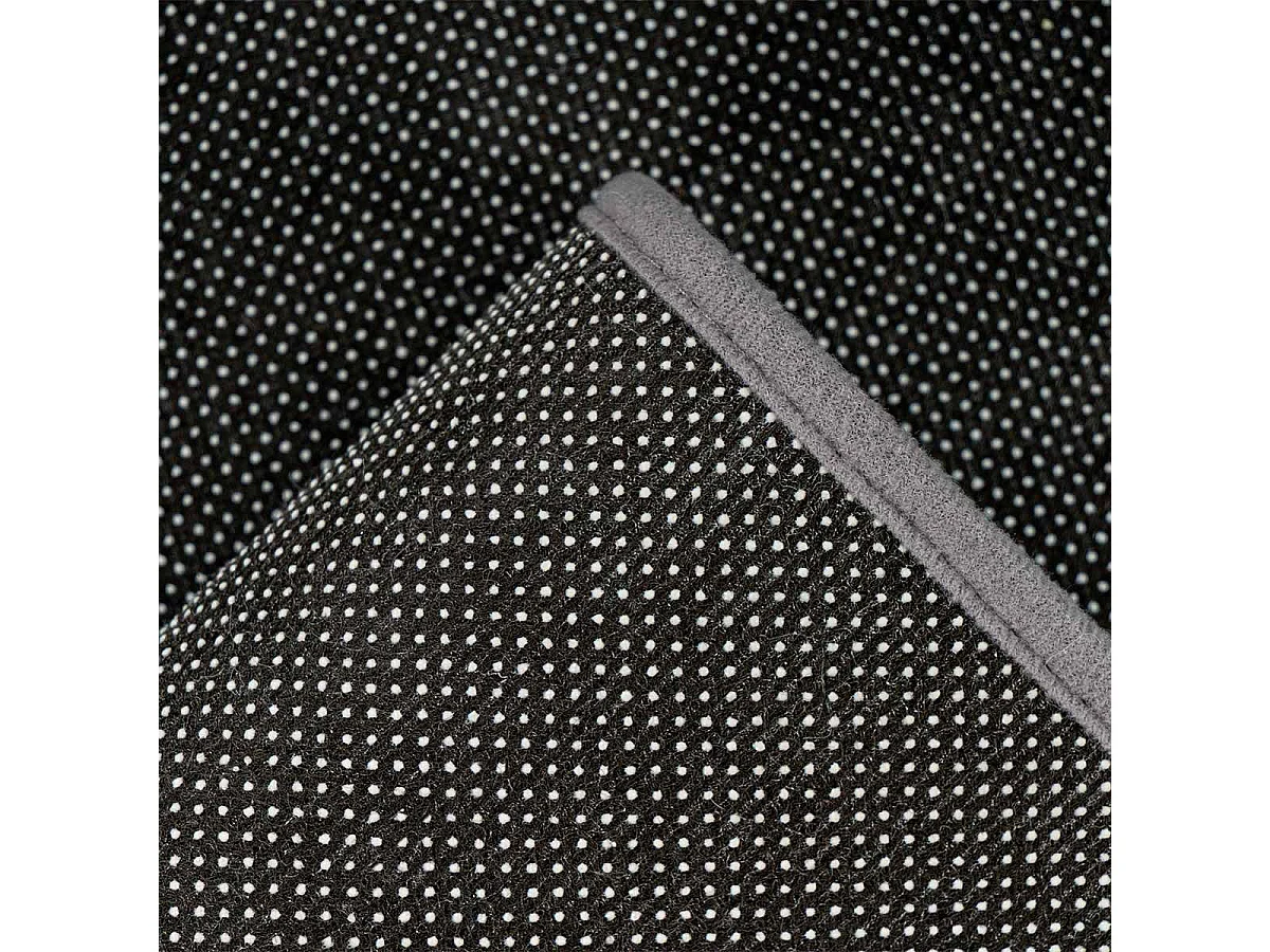 Tapis Vintage Imprimé à Poils Plats "Rhodin" Crème 160 x 230 cm