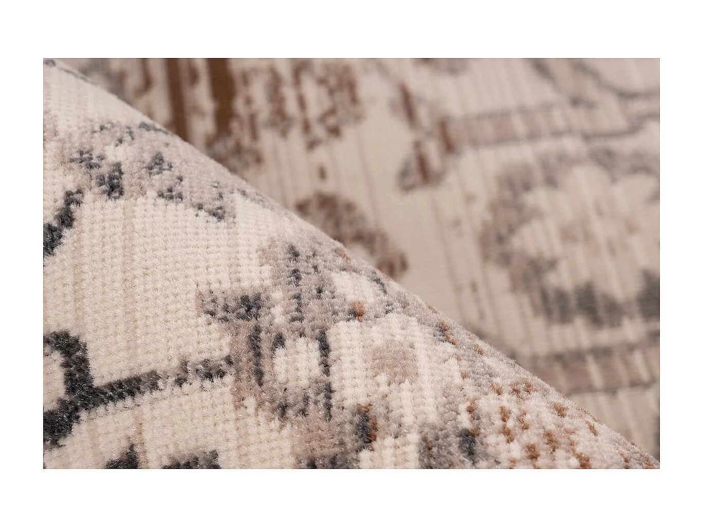 Tapis Oriental Effet Usé "Anouk" Beige 120 x 170 cm