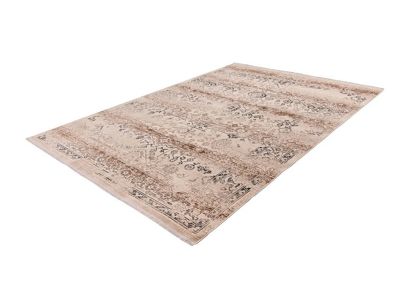 Tapis Oriental Effet Usé "Anouk" Beige 120 x 170 cm