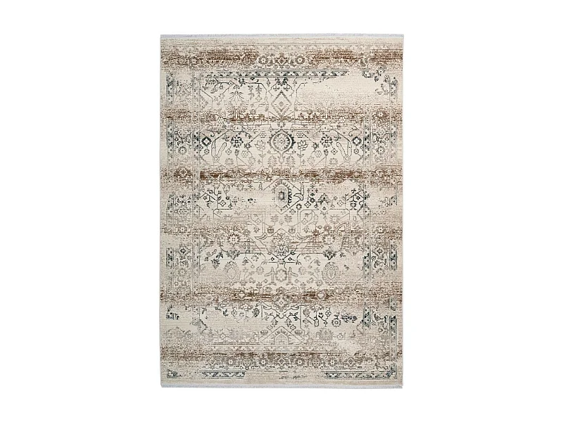 Tapis Oriental Effet Usé "Anouk" Beige 120 x 170 cm