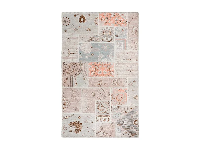 Tapis Tissé Imprimé Vintage "Peron II" Multicolore 160 x 230 cm