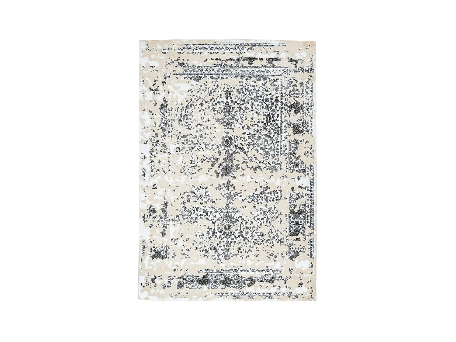 Tapis Vintage à Poils Courts "Broadway VI" Gris 160 x 230 cm