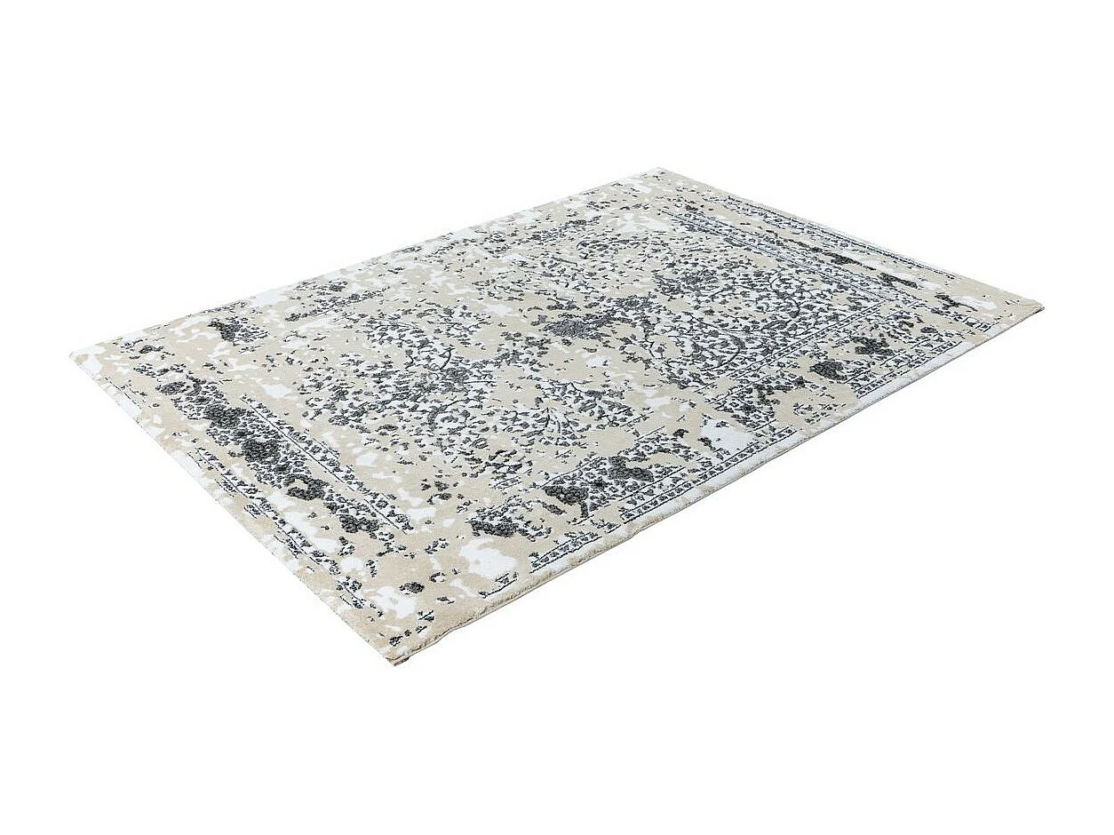 Tapis Vintage à Poils Courts "Broadway VI" Gris 160 x 230 cm