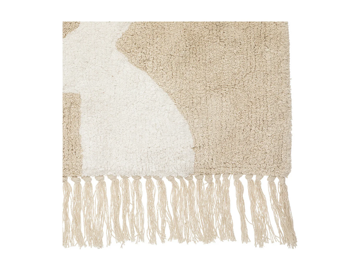 Tapis Tufté Enfant "Campagne" 100x150cm Naturel