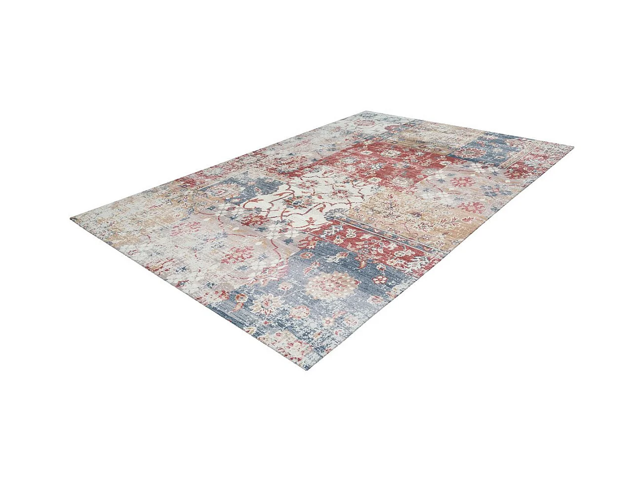Tapis Vintage à Poils Courts "Indiana V" Multicolore 200 x 290 cm