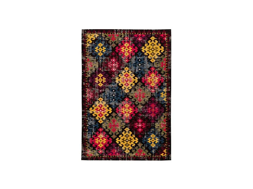 Tapis Tissé Imprimé "Primavera" Multicolore 160 x 230 cm