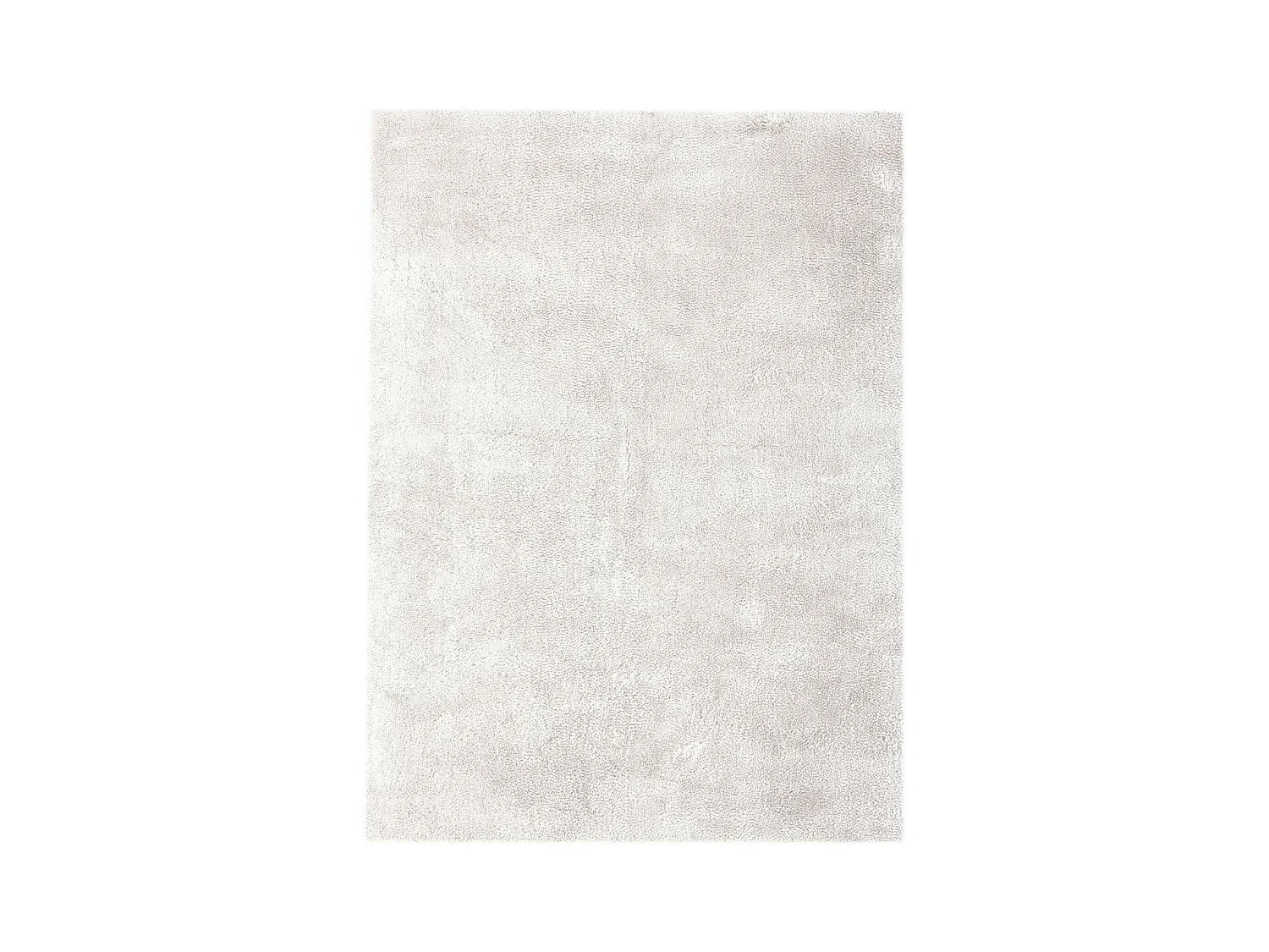 Tapis Shaggy Fait Main "Bali" Ivoire 80 x 150 cm