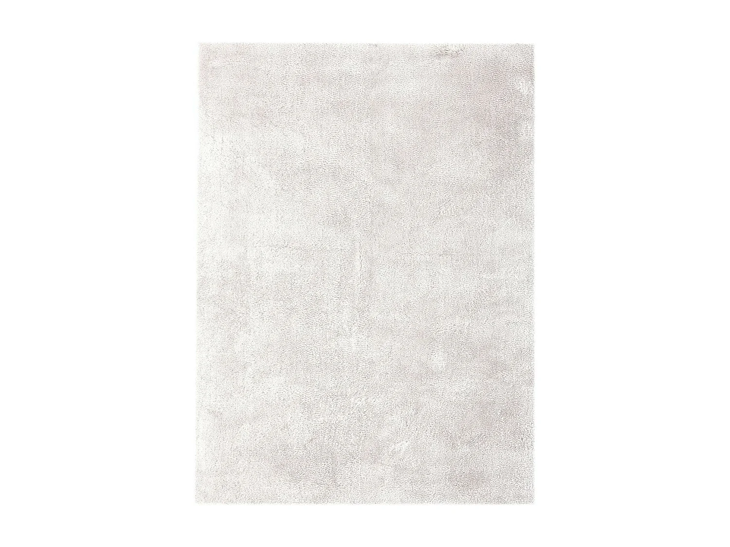 Tapis Shaggy Fait Main "Bali" Ivoire 80 x 150 cm