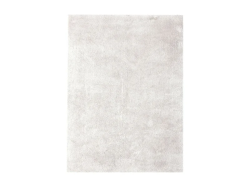 Tapis Shaggy Fait Main "Bali" Ivoire 80 x 150 cm