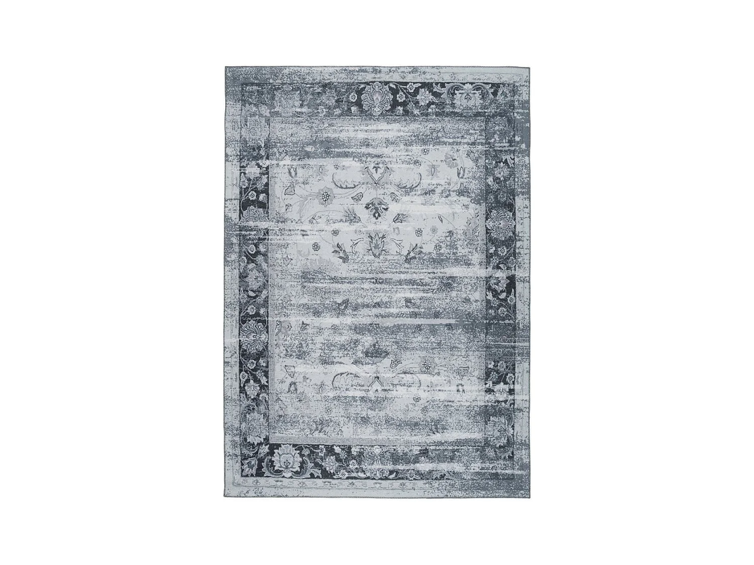 Tapis Vintage Motif Oriental "Galaxy II" Bleu 120 x 180 cm