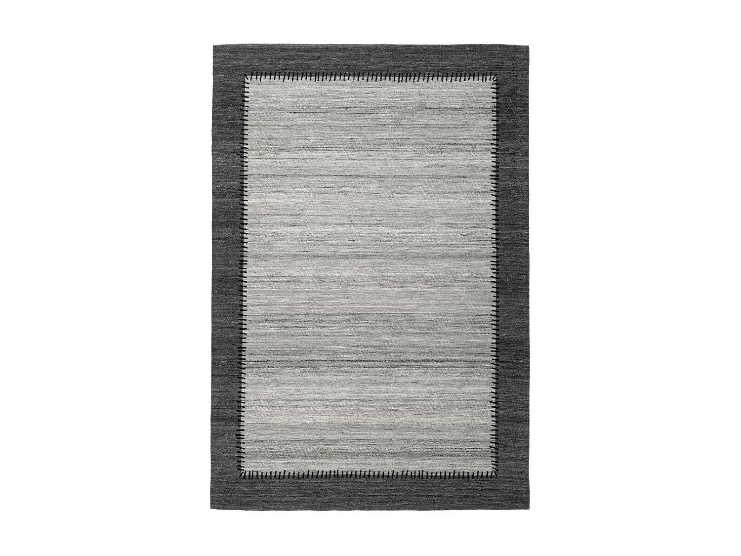 Tapis Imprimé à Poils Courts "Phoenix" Gris 120 x 170 cm