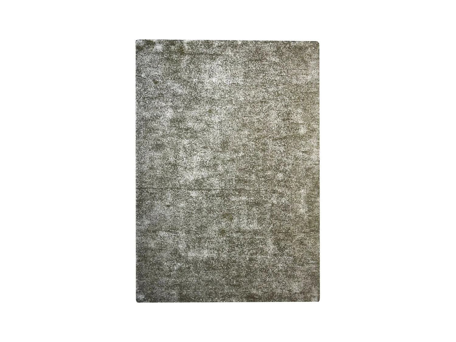 Tapis Vintage Tissé à la Main "Etna" Argent & Vert 80 x 150 cm