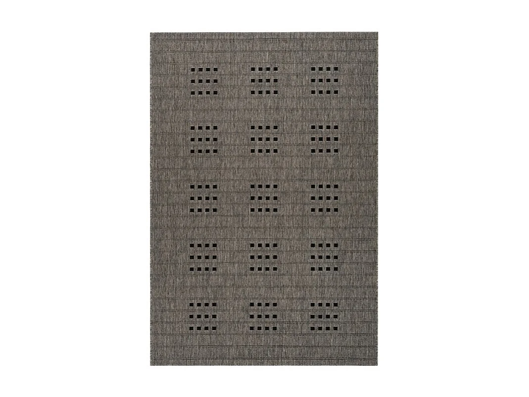 Tapis d'Extérieur à Poils Courts "Malang" Taupe 200 x 290 cm