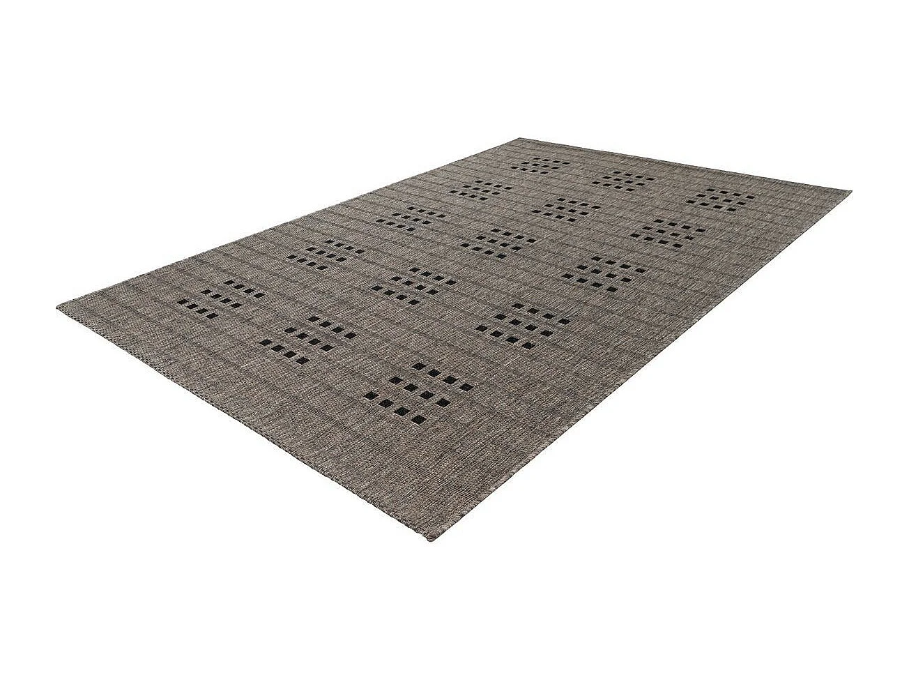 Tapis d'Extérieur à Poils Courts "Malang" Taupe 200 x 290 cm
