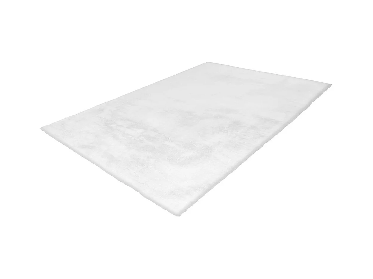 Tapis Tufté à la Main à Poils Longs "Rabbit" Blanc 160 x 230 cm